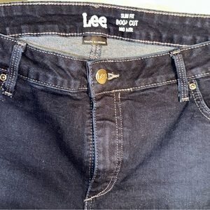 Dark Blue LEE JEANS  Shape Illusions Slim Fit Boot Cut Mid Rise 14 P Petite, EUC